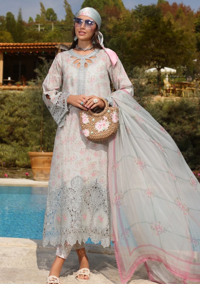 Noor By Saadia Asad Luxe Chikankari Nl25 07 B Lawn