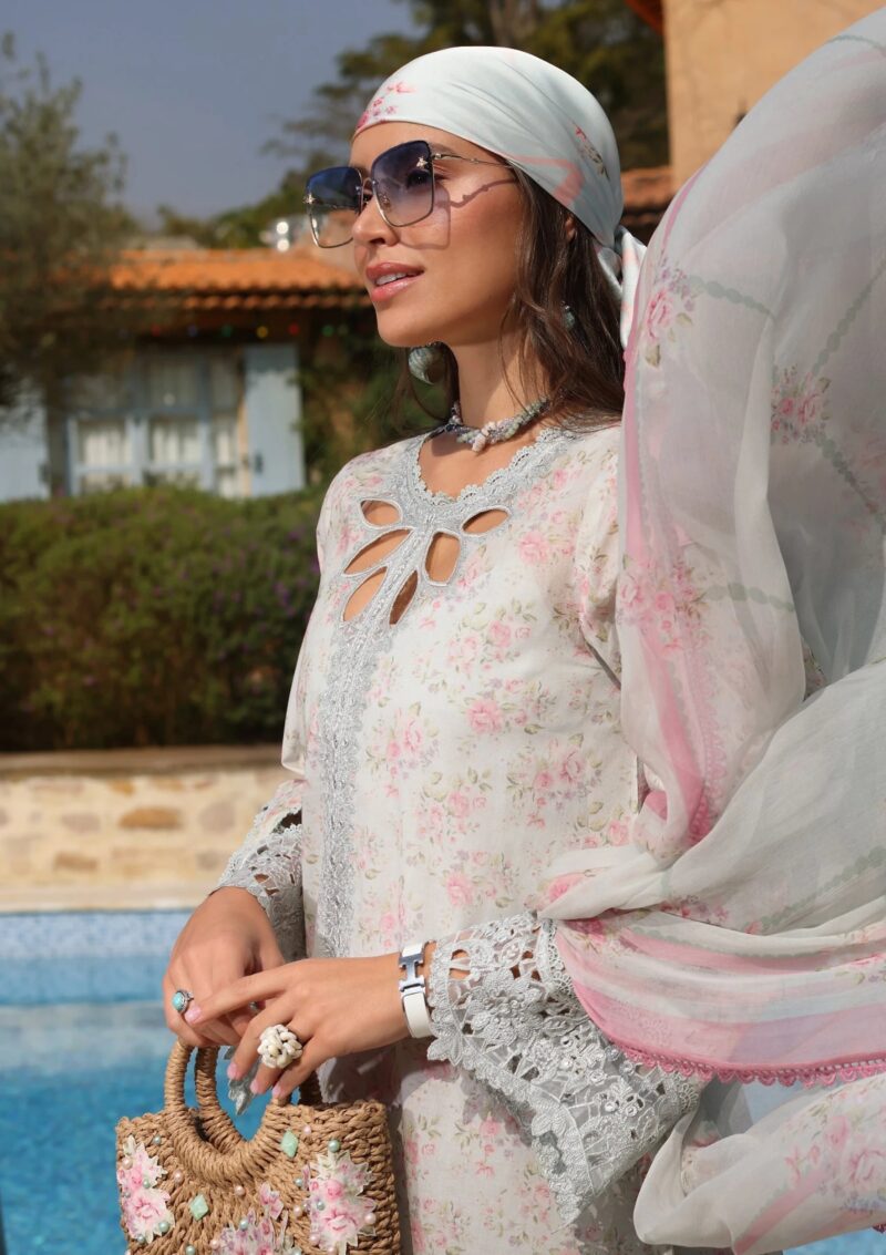 Noor By Saadia Asad Luxe Chikankari Nl25 07 B Lawn - Image 2