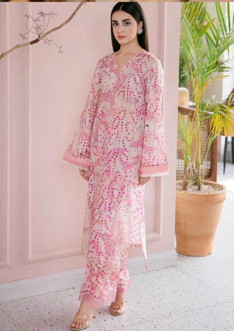 Nureh Ballerina Chikankari Summer 2 Pcs Nbcs25 151s Lawn