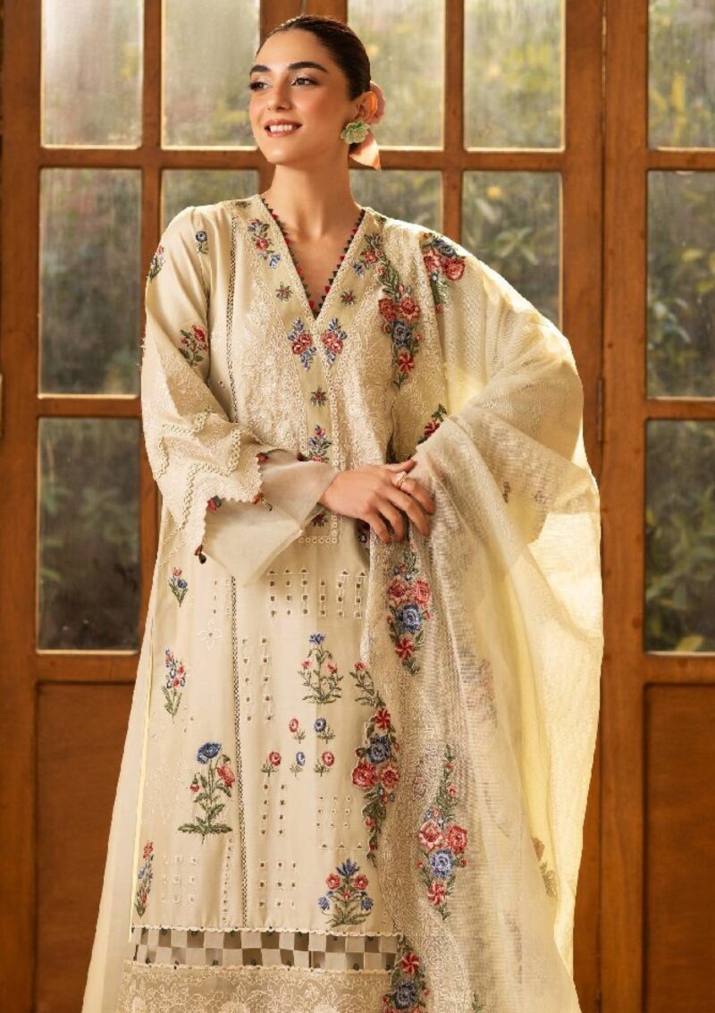 Maryam Hussain Luxury 25 Mint Lawn