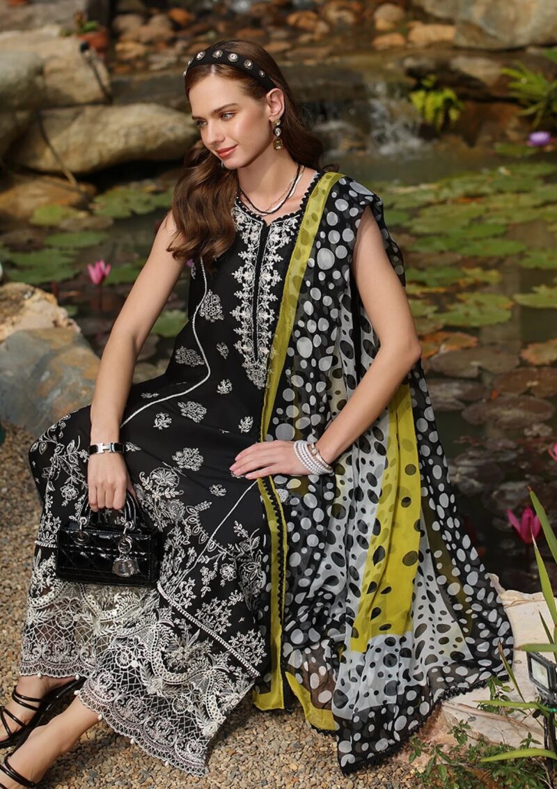 Noor By Saadia Asad Luxe Chikankari Nl25 03 B Lawn - Image 3