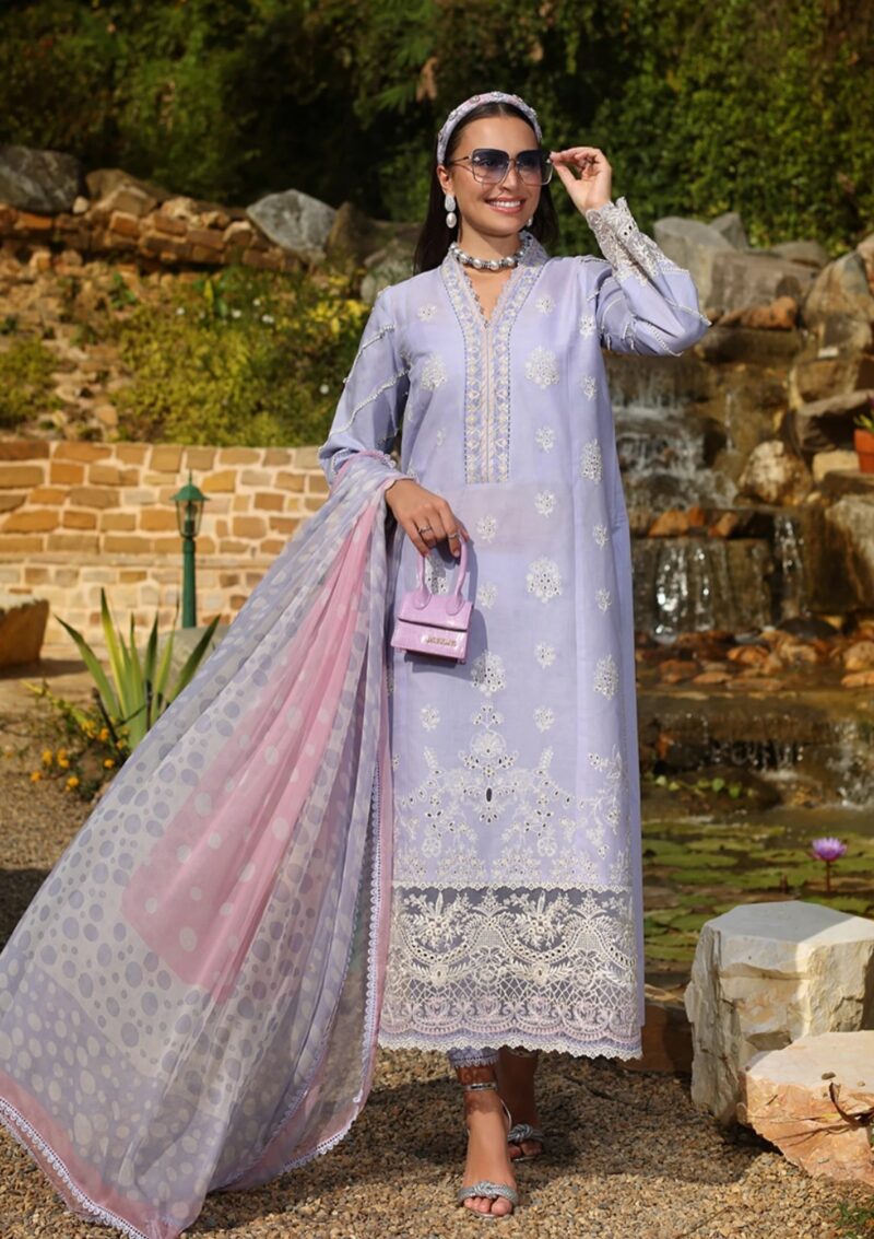 Noor By Saadia Asad Luxe Chikankari Nl25 03 A Lawn