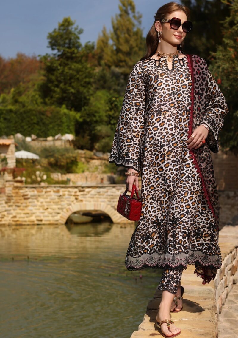 Noor By Saadia Asad Luxe Chikankari Nl25 02 B Lawn - Image 2