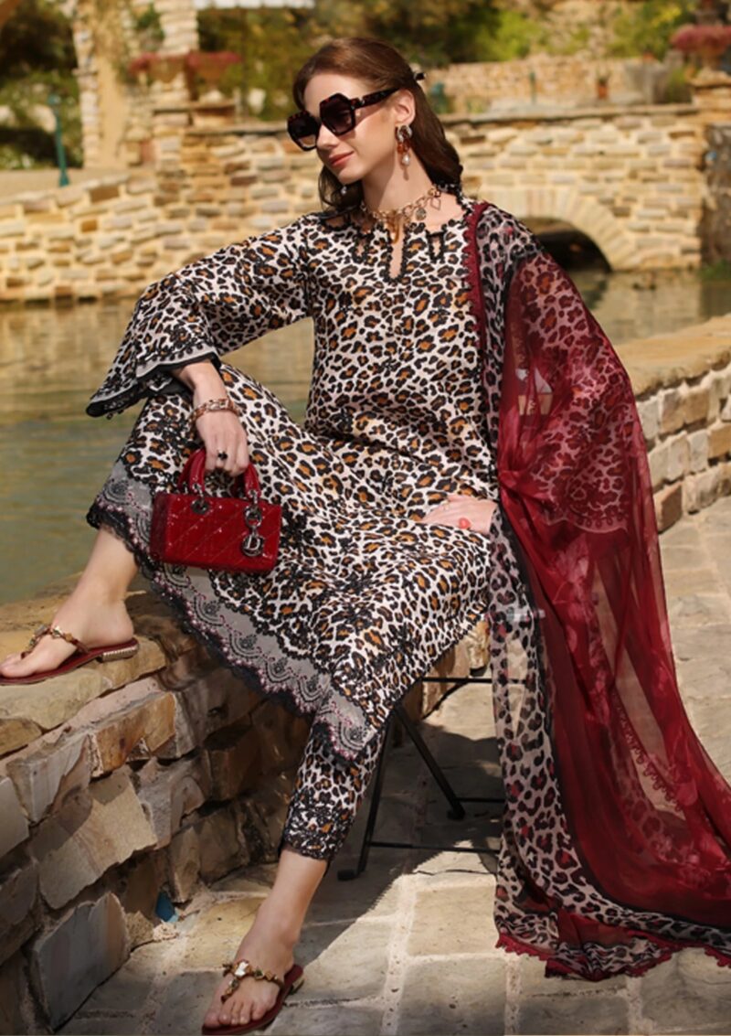 Noor By Saadia Asad Luxe Chikankari Nl25 02 B Lawn - Image 3