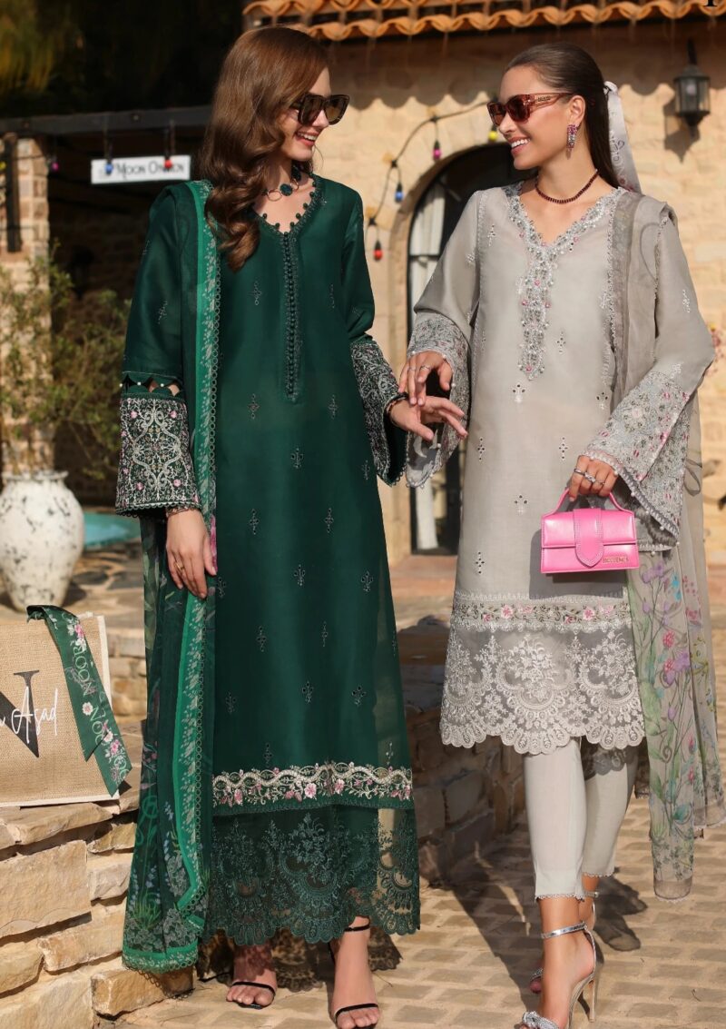 Noor By Saadia Asad Luxe Chikankari Nl25 01 B Lawn - Image 5