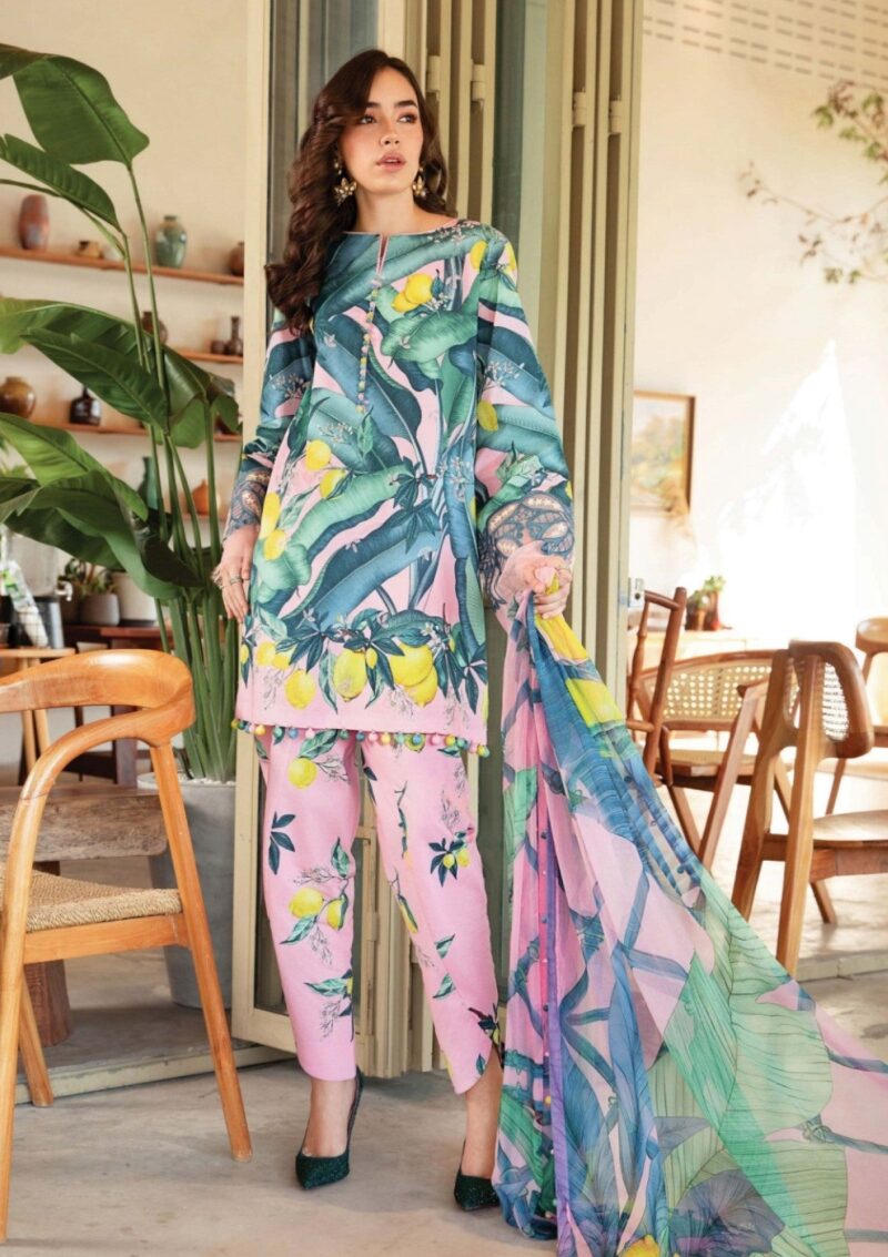 Maria B M Prints Spring Summer 25 Msl 3b Lawn