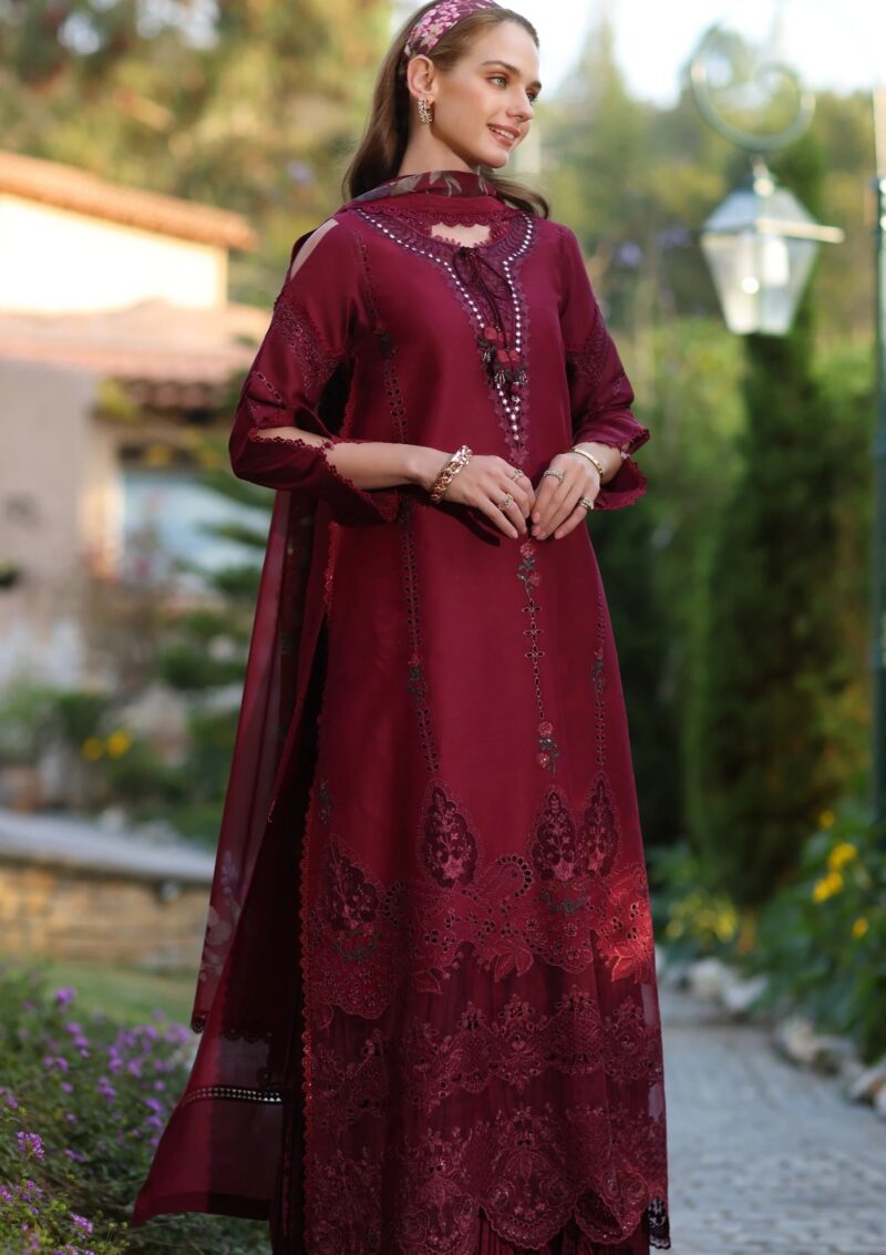 Noor By Saadia Asad Luxe Chikankari Nl25 06 A Lawn