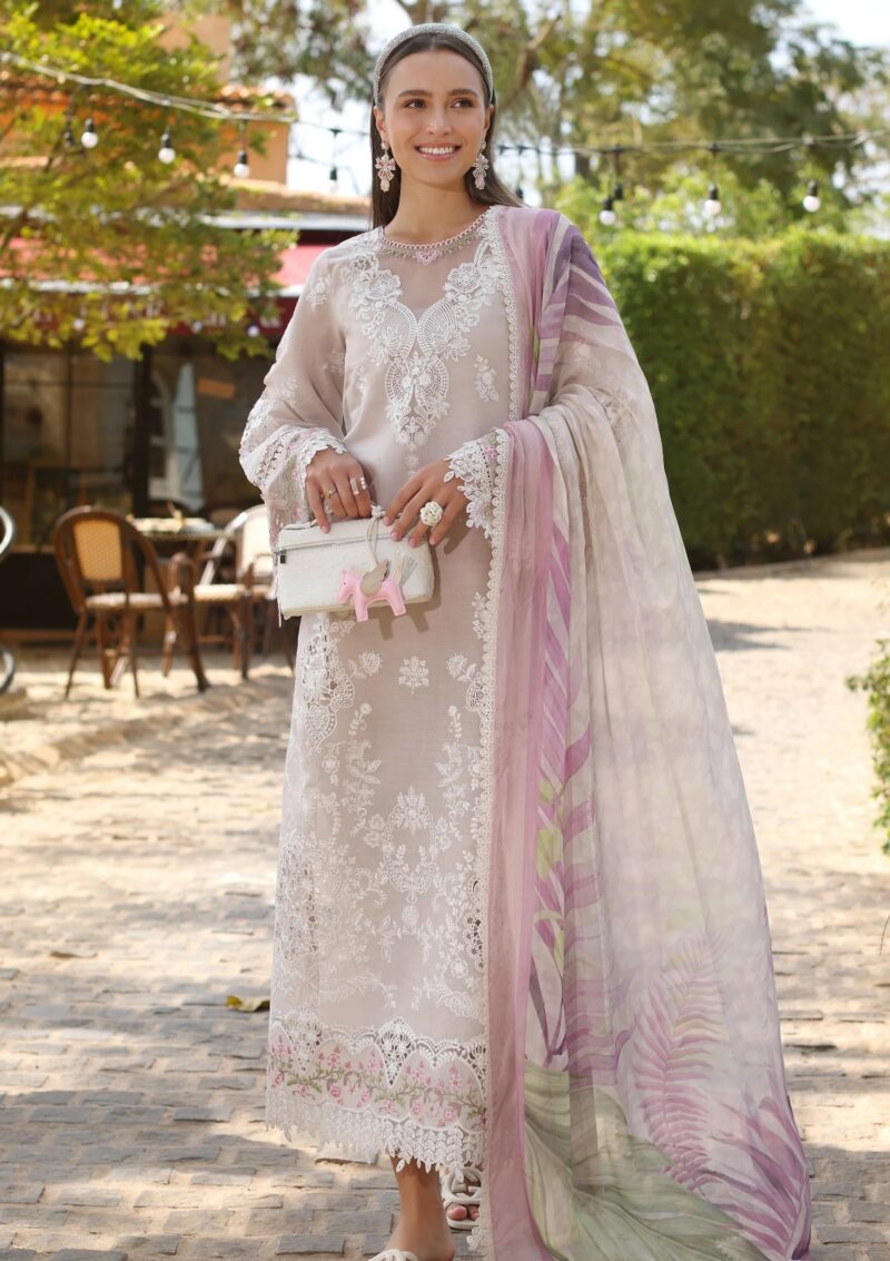 Noor By Saadia Asad Luxe Chikankari Nl25 04 A Lawn