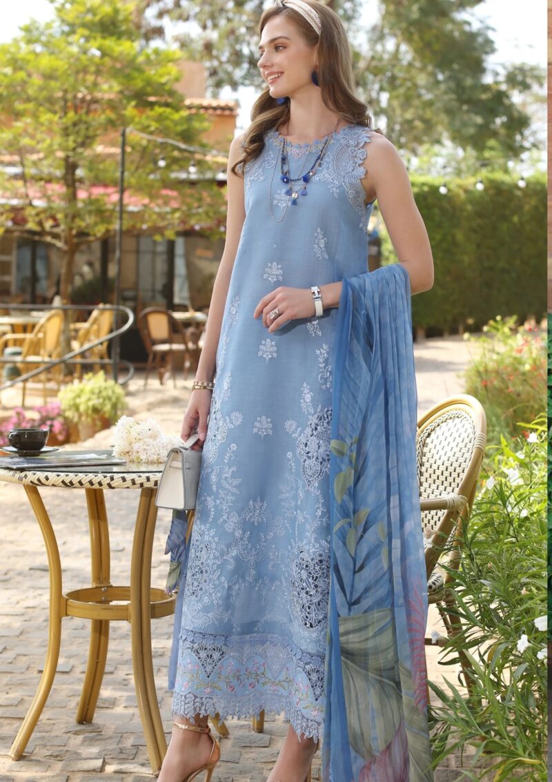 Noor By Saadia Asad Luxe Chikankari Nl25 04 B Lawn - Image 4