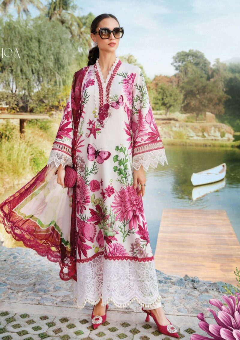 Maria B M Prints Spring Summer 25 Msl 10a Lawn