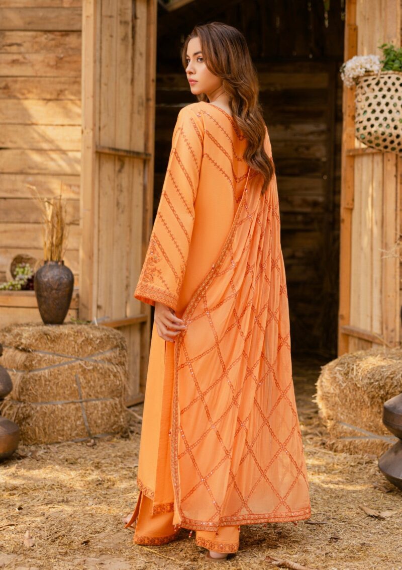 Rubaaiyat Luxe Attire 25 D 01 Tangerine Lawn