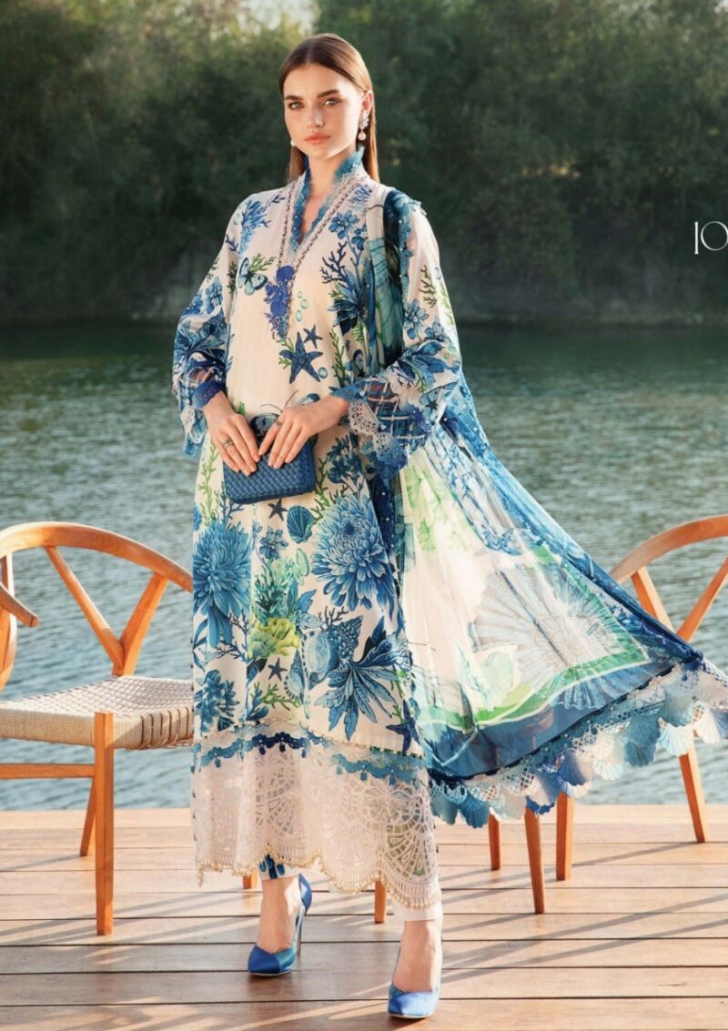 Maria B M Prints Spring Summer 25 Msl 10b Lawn