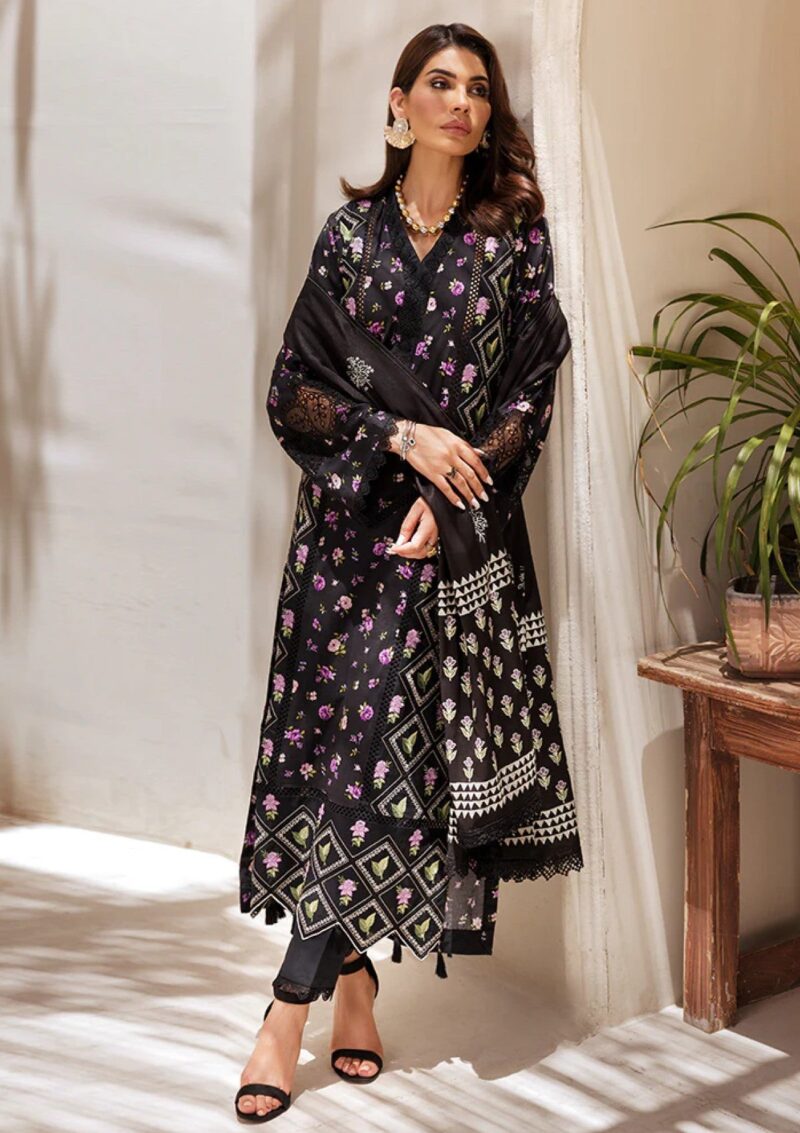 Rajbari Nissa Chikankari Edition S/S 25 D 01 Lawn