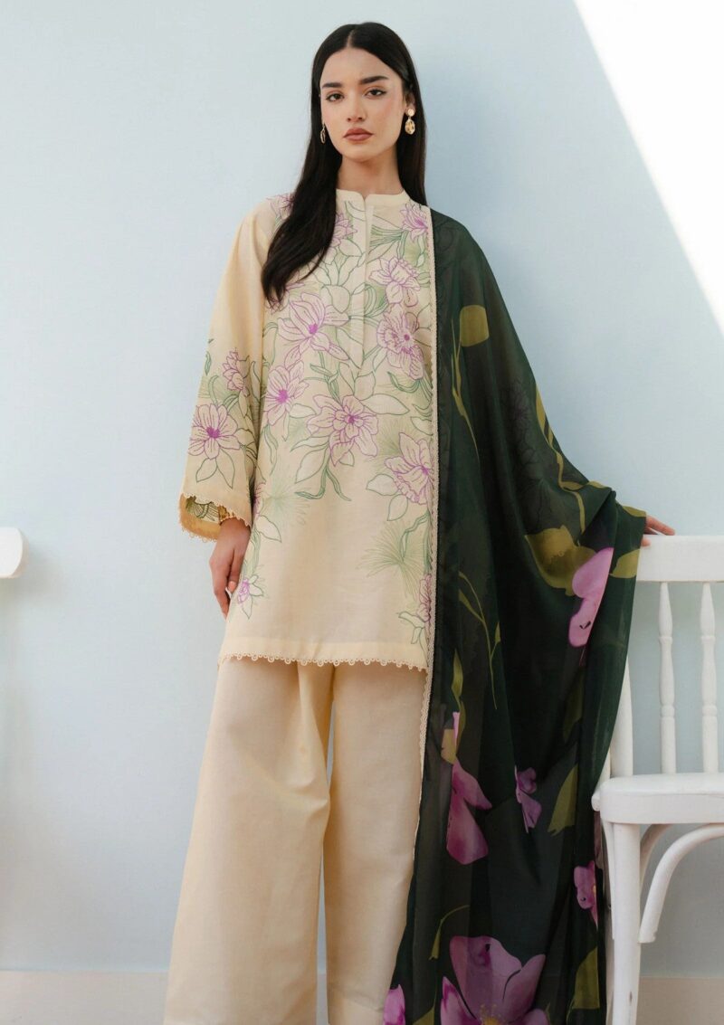 Coco By Zara Shahjahan Unstitched 25 Bloom 1b Lawn