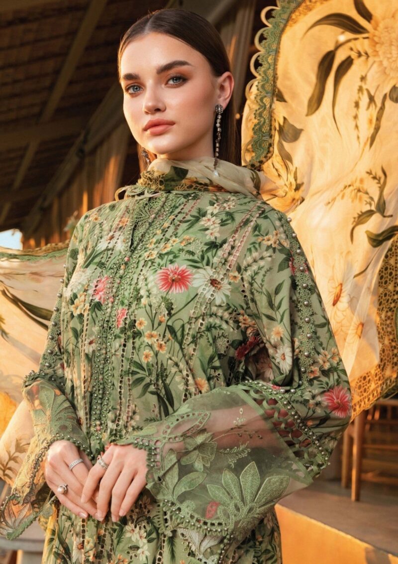 Maria B M Prints Spring Summer 25 Msl 8b Lawn - Image 2