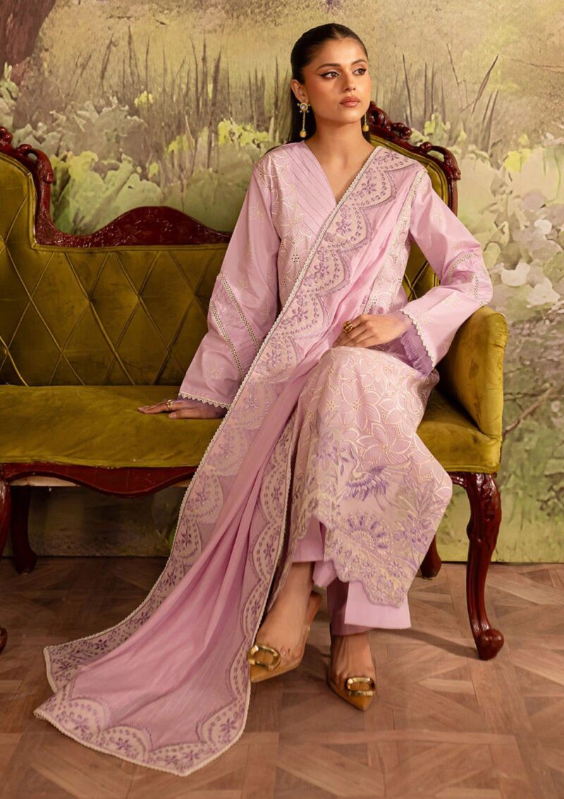 Mahnur Twilight Luxury Violetta Lawn - Image 5