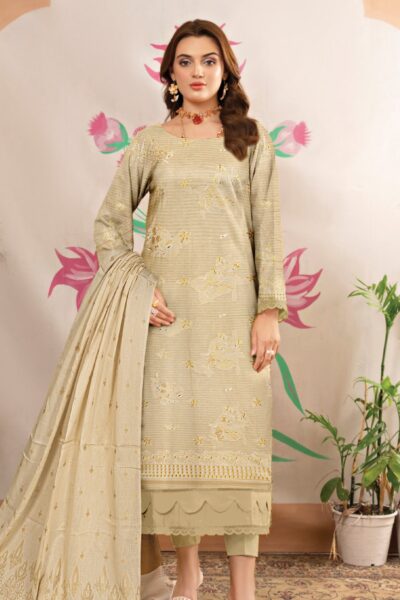 Humdum Embroidered Skin Lawn