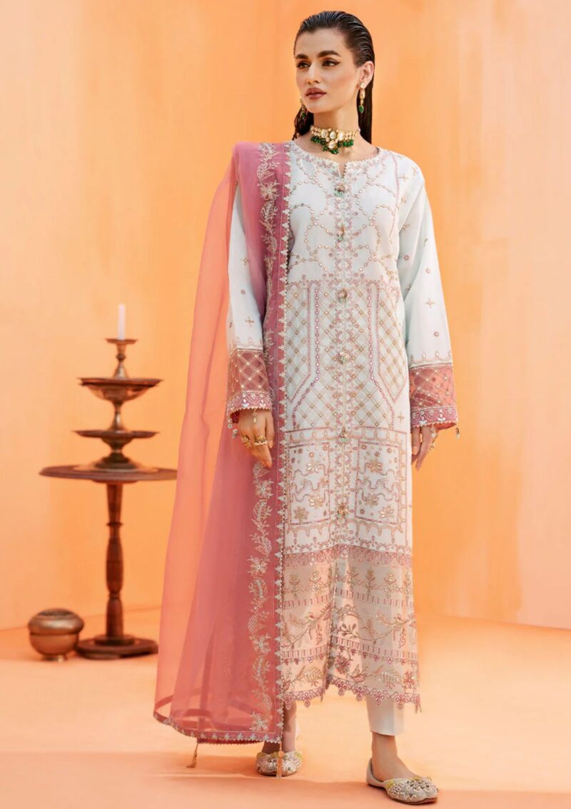 Fozia Khalid Elayne Festive Moonlight Jade Formal Collection