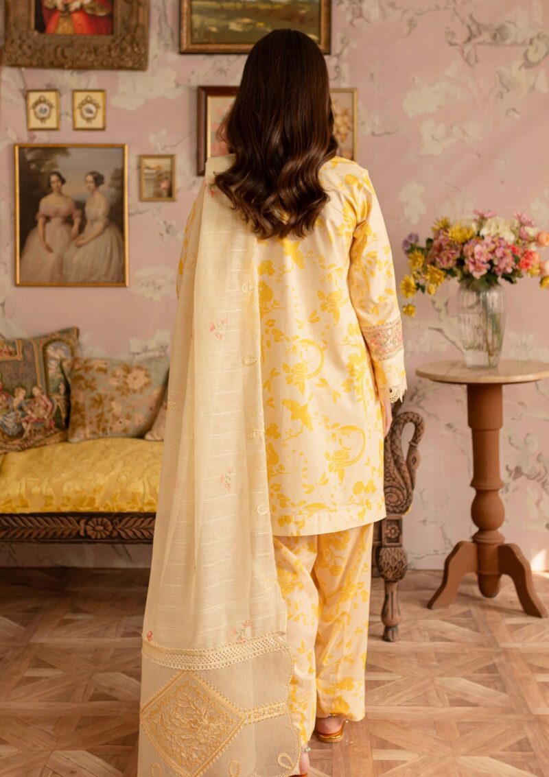 Mahnur Leila Printkari Edit Ml25 03 Lawn - Image 3