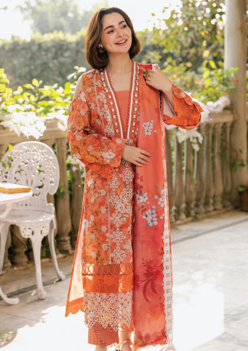 Asifa & Nabeel Gulkari 25 Gkl 08 Citrus Glow Lawn