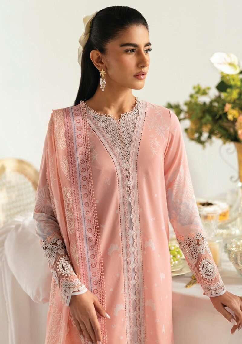 Qalamkar Q Prints 25 Pq 02 B Aroha Lawn - Image 4