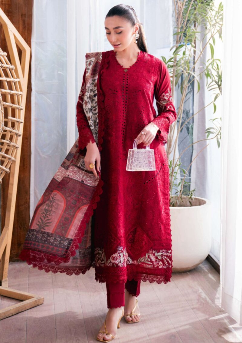 Neeshay Symphony Luxury 25 Scarlet Lawn