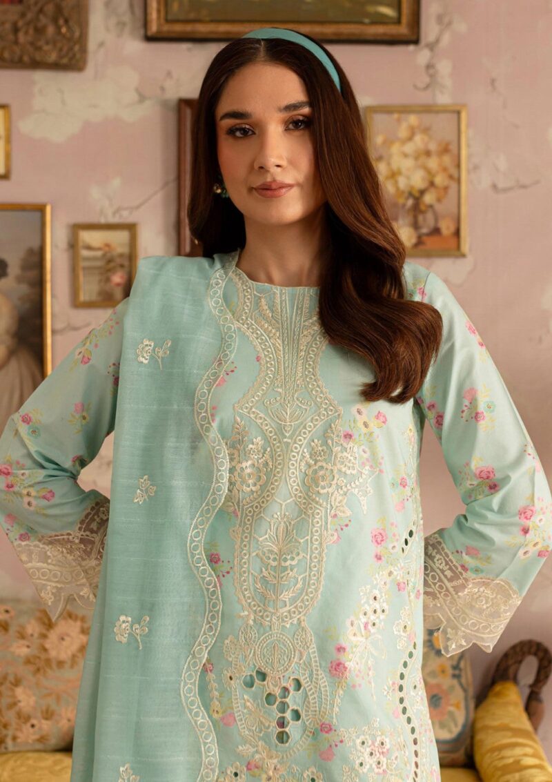 Mahnur Leila Printkari Edit Ml25 05 Lawn - Image 3