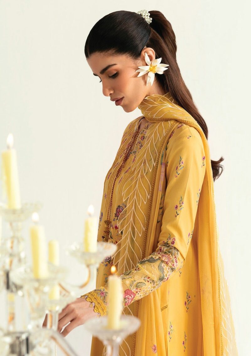 Qalamkar Q Prints 25 Pq 03 B Mehr Lawn - Image 3