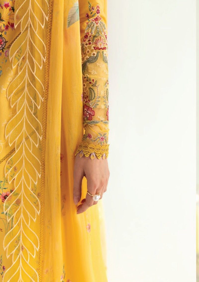 Qalamkar Q Prints 25 Pq 03 B Mehr Lawn - Image 6