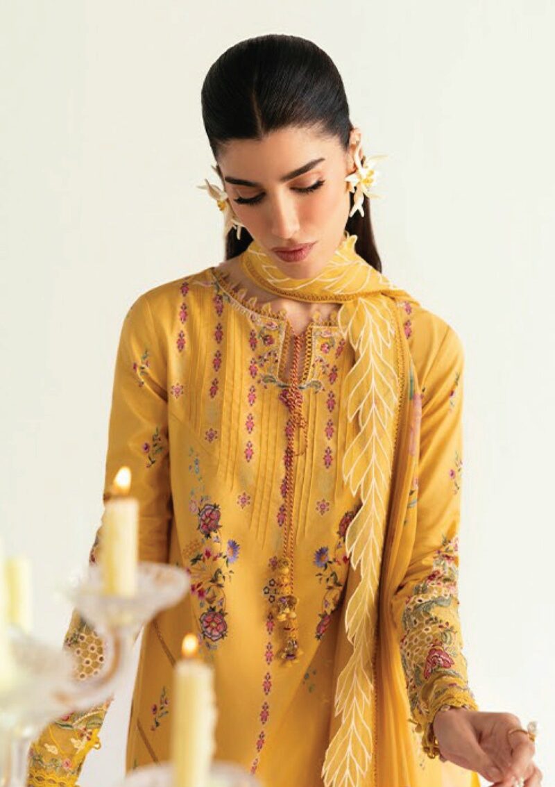 Qalamkar Q Prints 25 Pq 03 B Mehr Lawn - Image 2