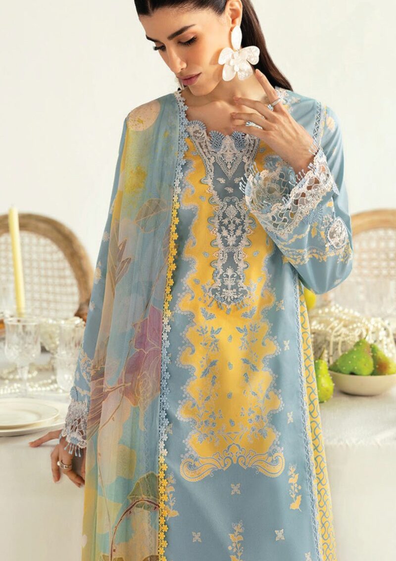 Qalamkar Q Prints 25 Pq 06 A Elva Lawn - Image 3