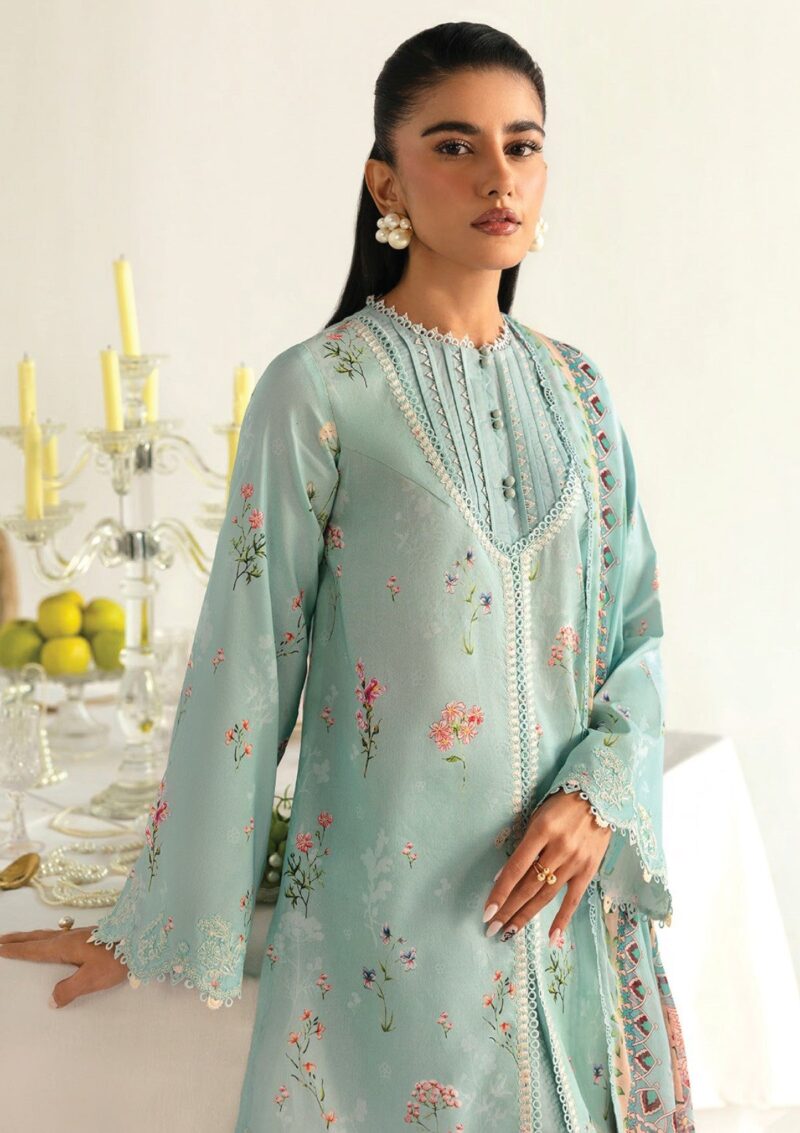 Qalamkar Q Prints 25 Pq 08 B Rena Lawn - Image 2