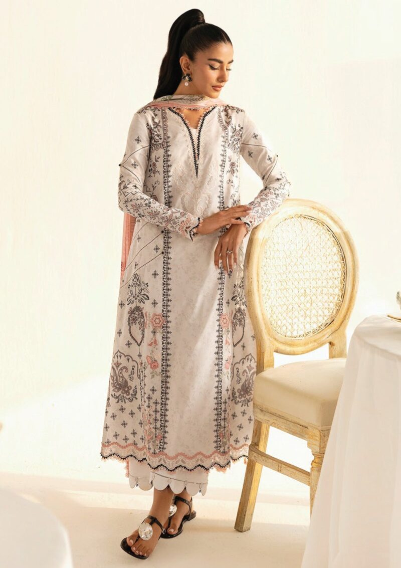 Qalamkar Q Prints 25 Pq 09 A Lyra Lawn - Image 2