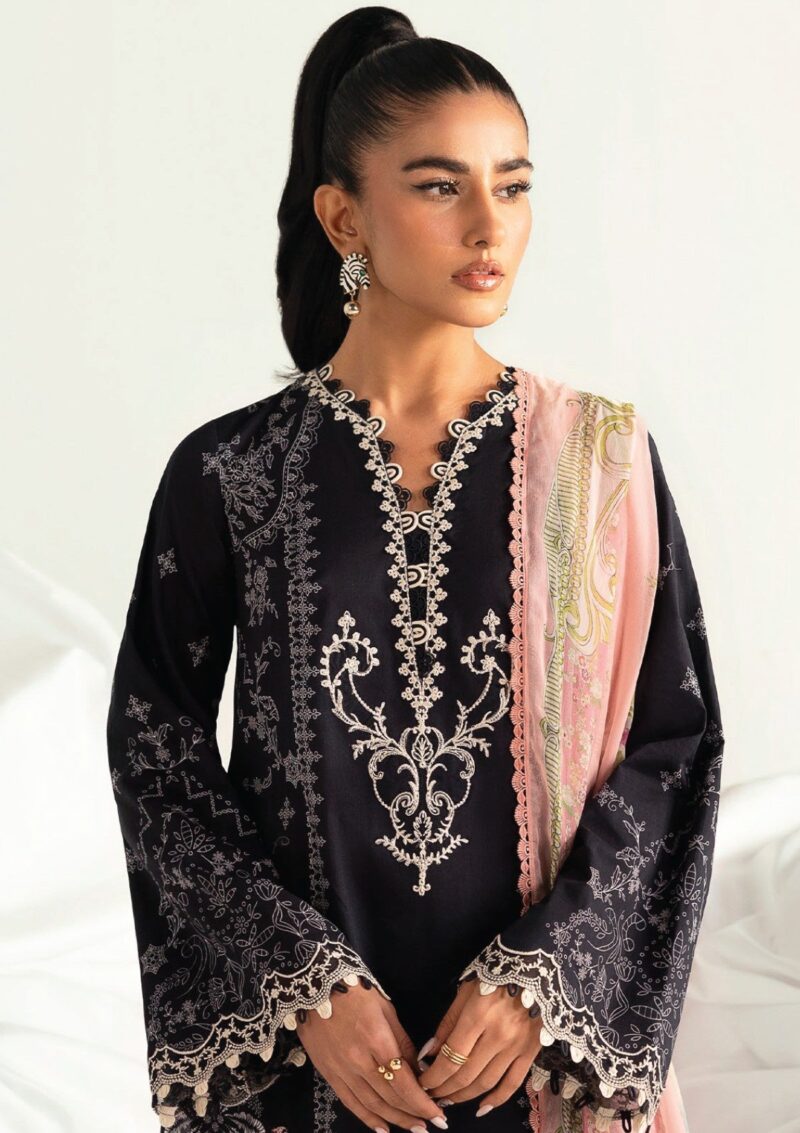 Qalamkar Q Prints 25 Pq 09 B Nora Lawn - Image 2