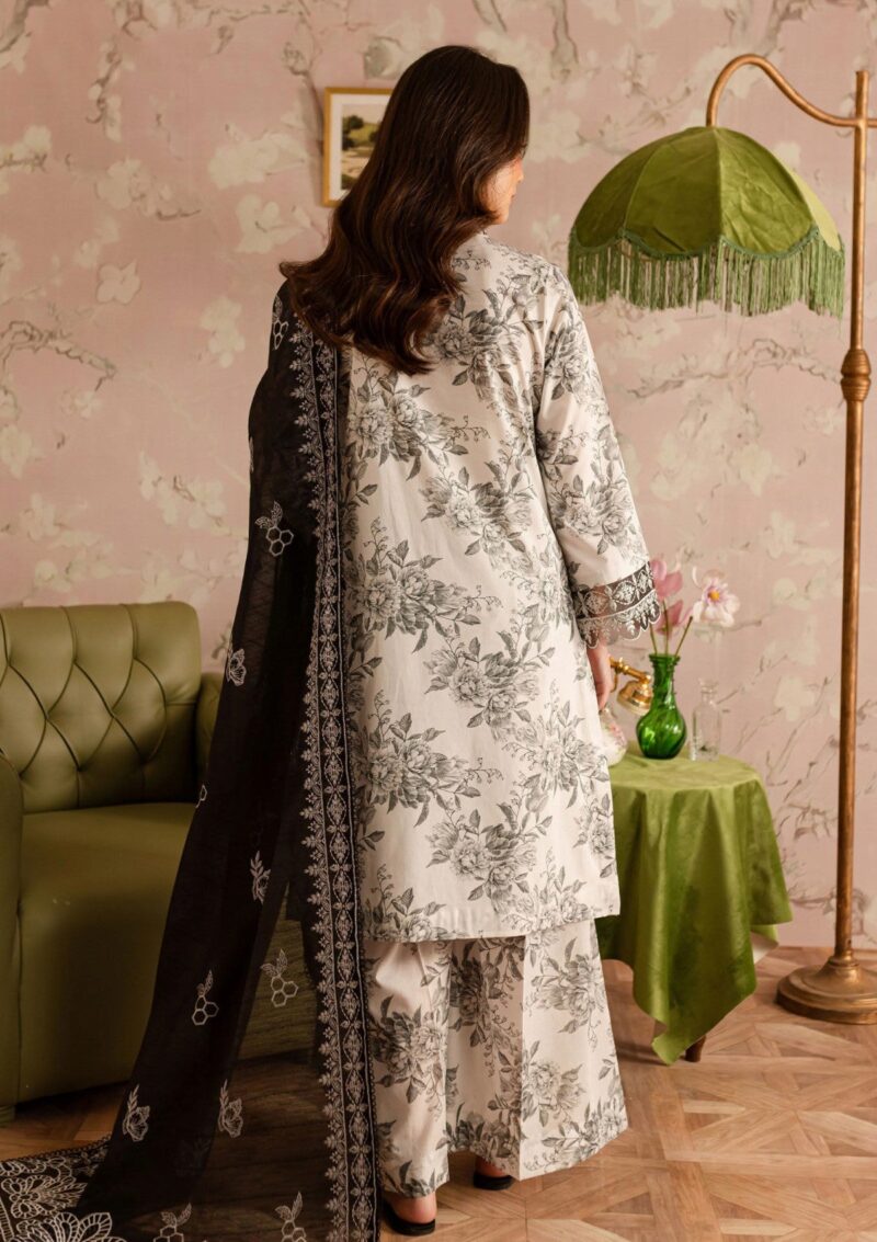 Mahnur Leila Printkari Edit Ml25 06 Lawn - Image 2