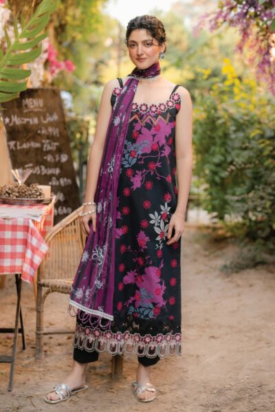 Asifa & Nabeel Gulkari 25 Gkl 01 Pale Rose Lawn