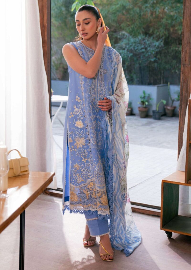 Neeshay Symphony Luxury 25 Indigo Lawn - Image 3