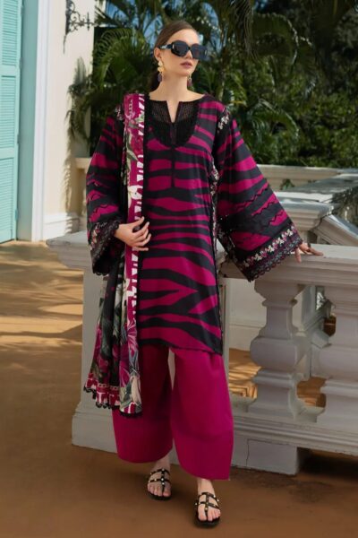 Elaf Premium Prints 25 Epe 02b Berry Blush Lawn