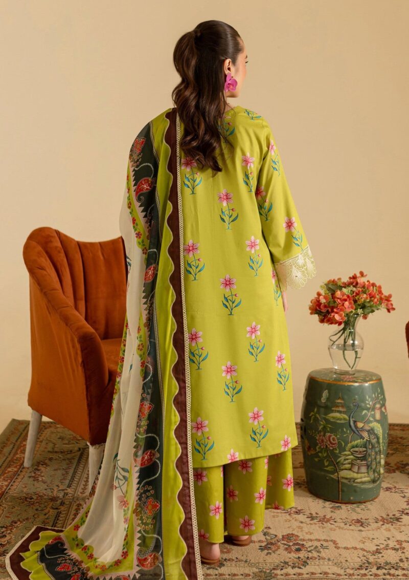 Mahnur Leila Printkari Edit Ml25 08 Lawn - Image 2