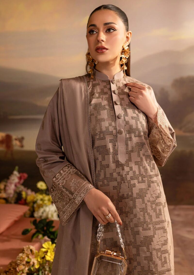 Mahnur Twilight Luxury Sienna Lawn - Image 3