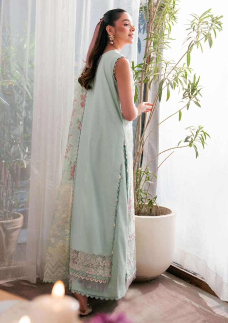 Neeshay Symphony Luxury 25 Minty Lawn - Image 3