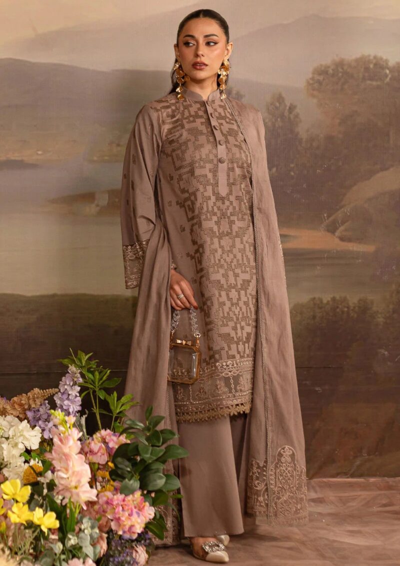 Mahnur Twilight Luxury Sienna Lawn - Image 4